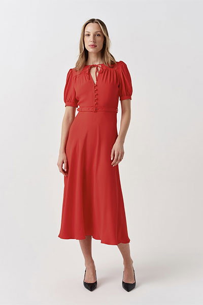 Florence Crepe Midi Dress