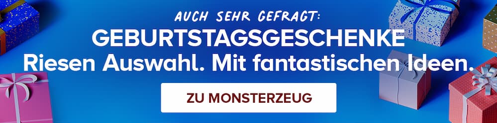 Geburtstag bei Monsterzeug