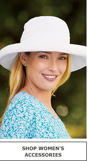 Shop Women's Accessories. Women's Big-Brim Cotton Canvas Hat