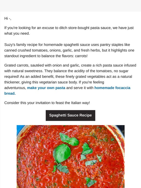 🍅 The Secret to Perfect Pasta Sauce!
