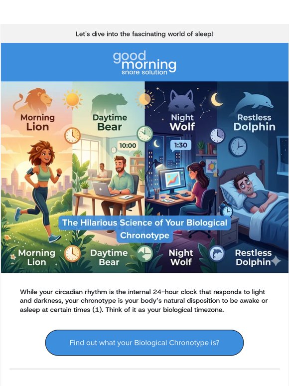 Rise and... Whine? The Hilarious Science of Your Biological Chronotype