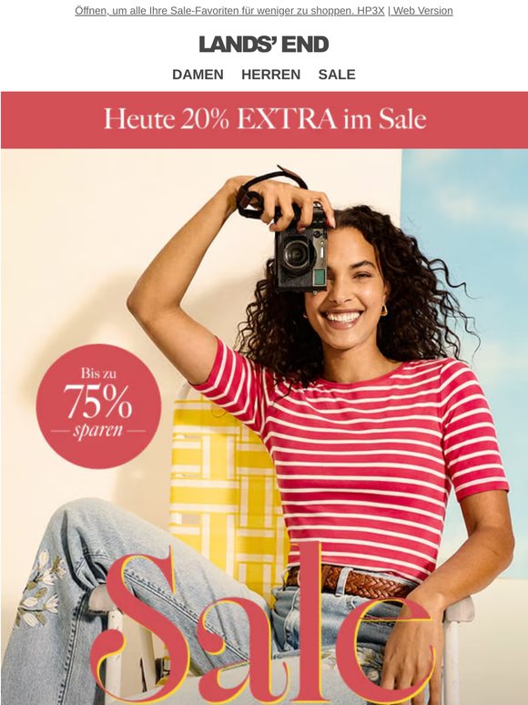 Hier warten 20% Extra-Ersparnis im Sale!