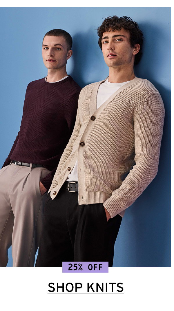 Shop 25% Off Knits