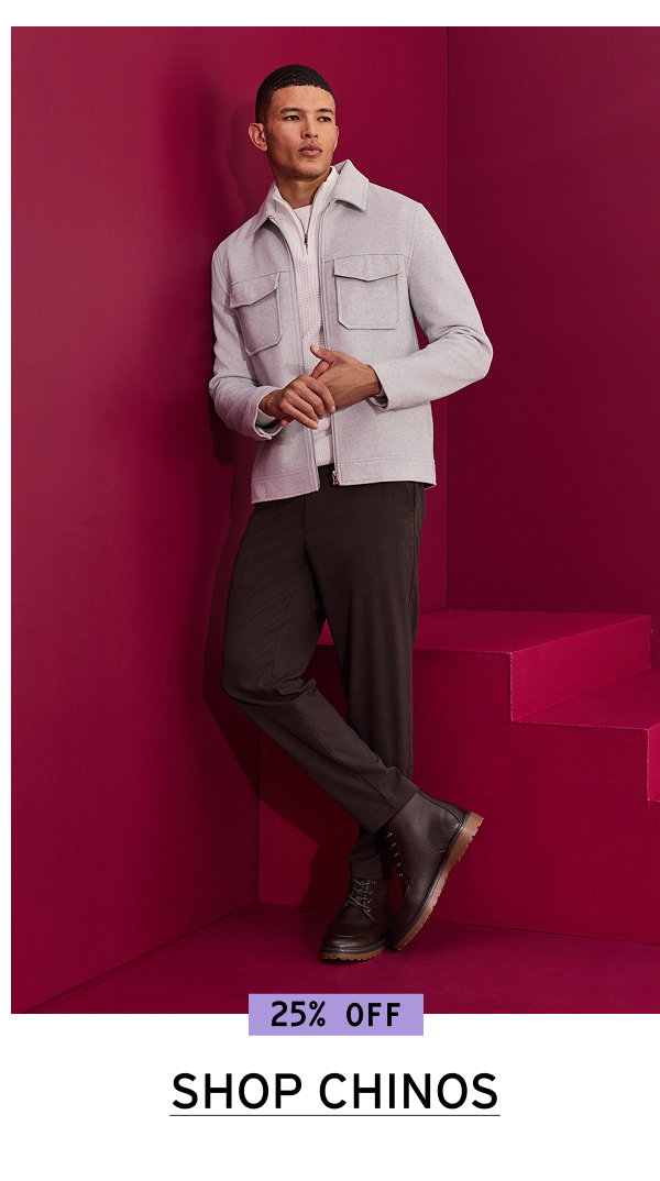 Shop 25% Off Chinos