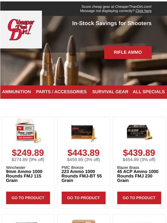 Shooters Save Big With New In-Stock Specials