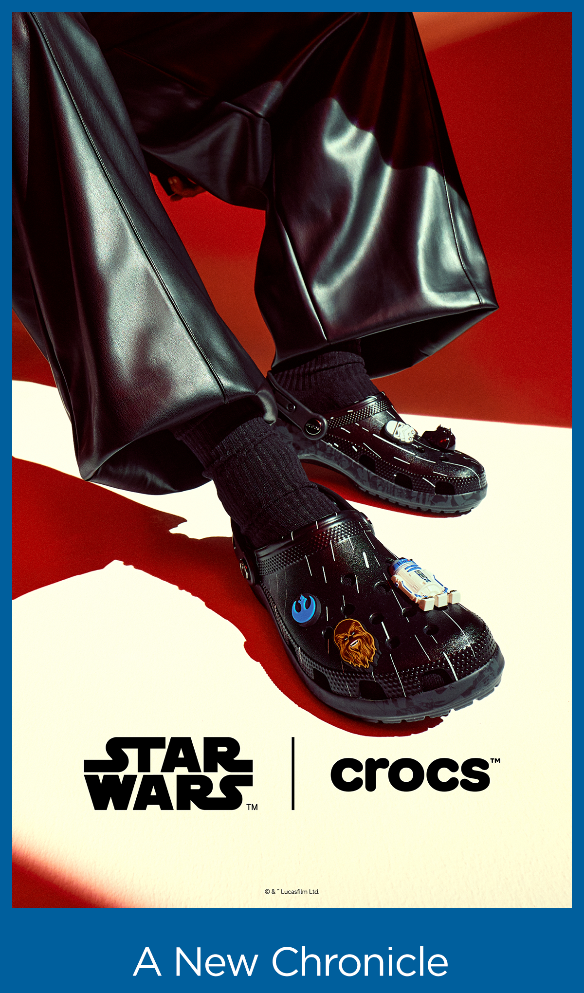 Lego x Crocs | Display Image of Star Wars Themed Crocs