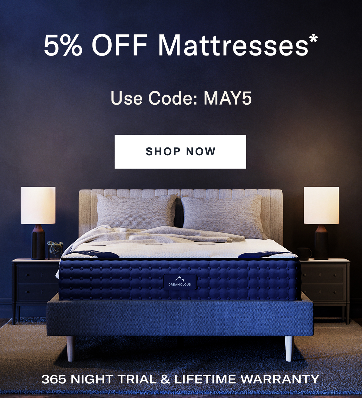 5% off mattresses