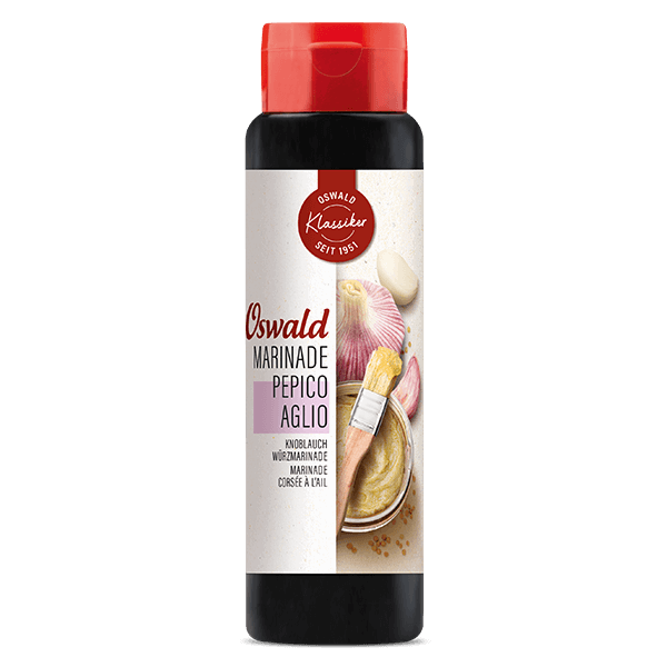Grosse Flasche Pepico Aglio Würzmarinade, Gewürze, Oswald