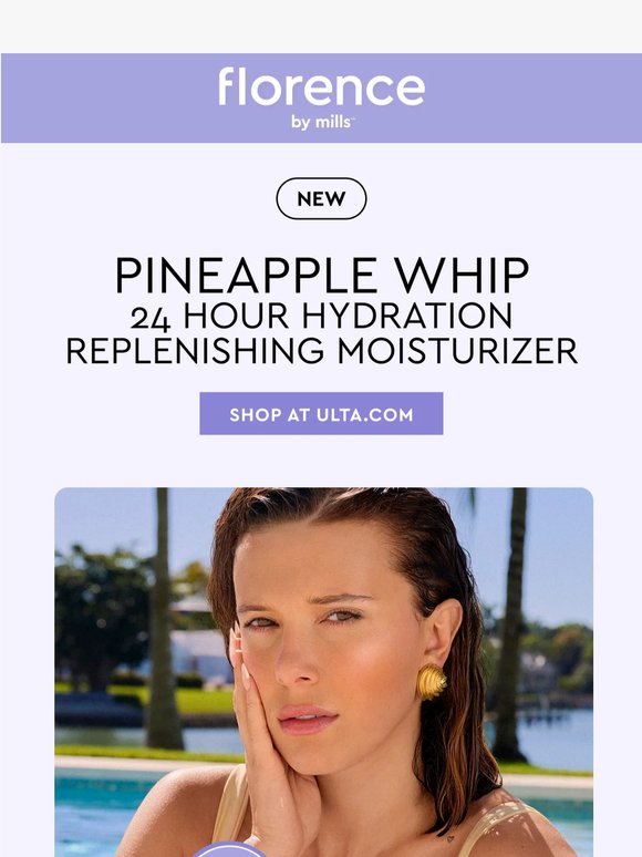 NEW: pineapple whip 24 hr hydration replenishing moisturizer 🍍