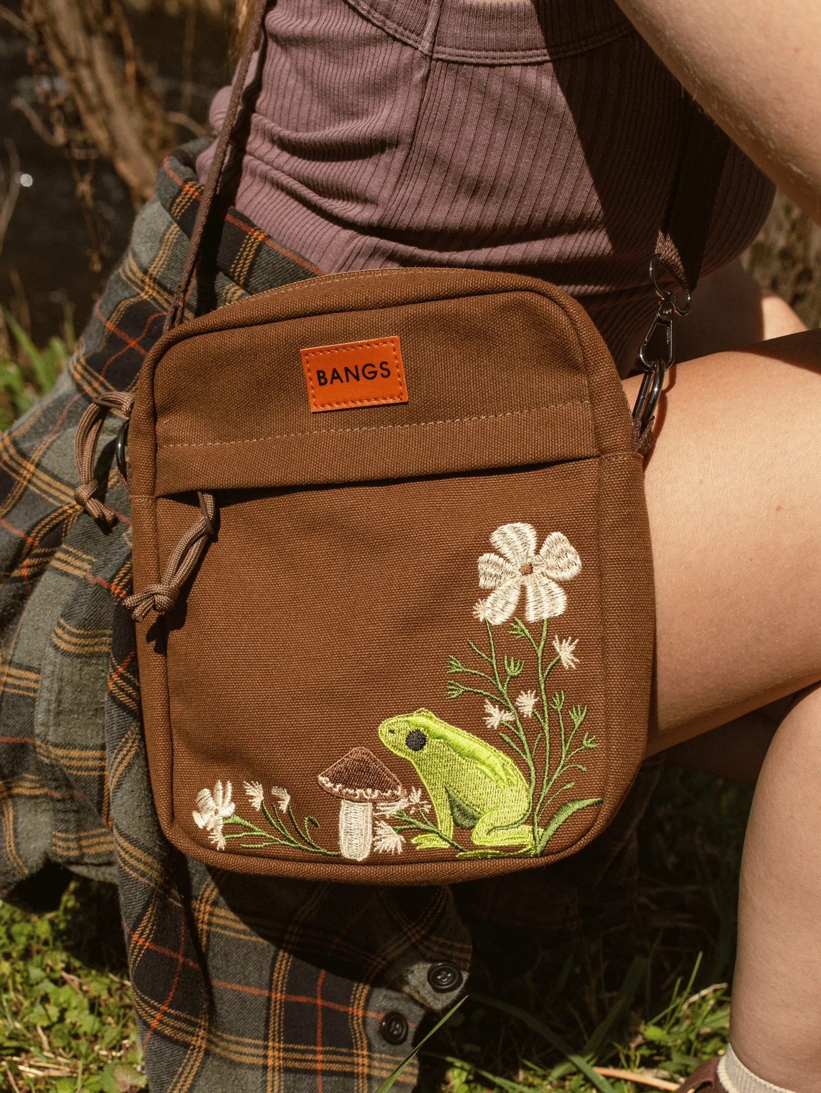 Image of Foraging Frog Crossbody Bag