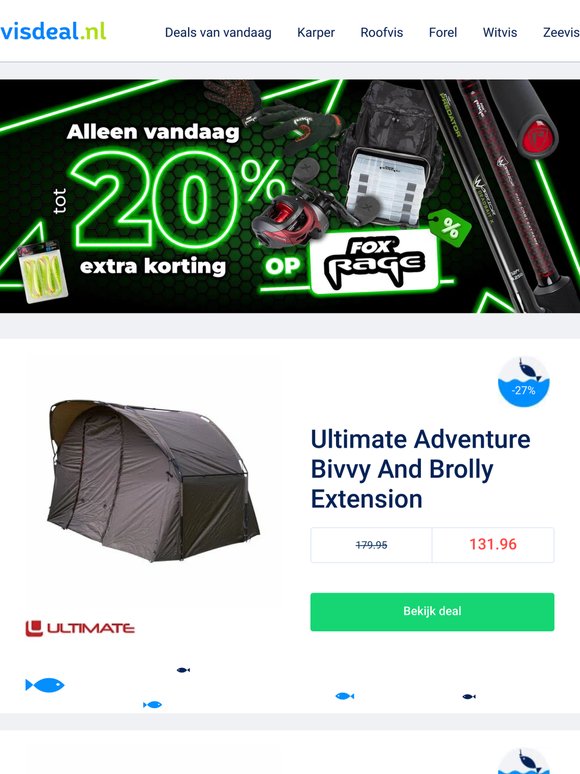 ⛅ Maak je klaar voor het visseizoen!