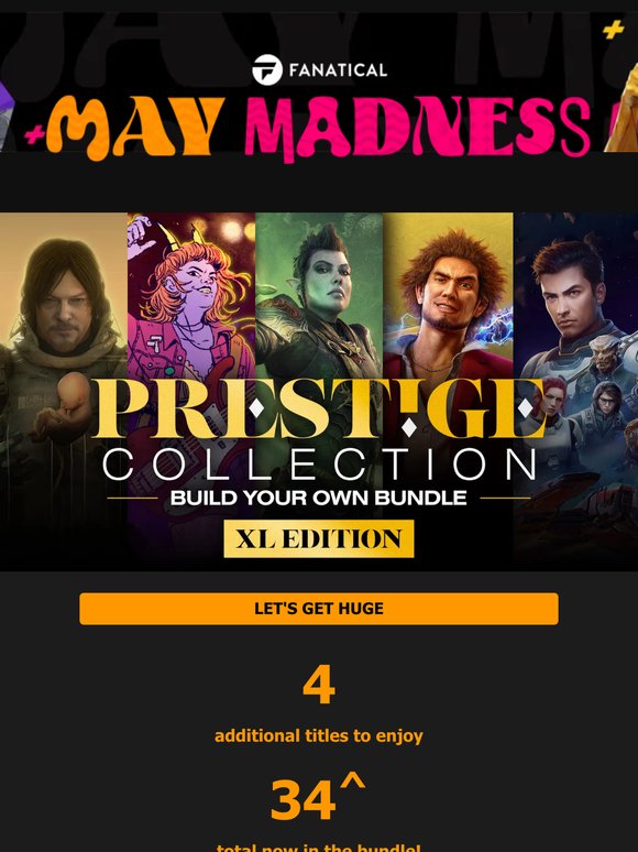 JUST ADDED: Prestige Collection XL Edition has just gotten bigger!