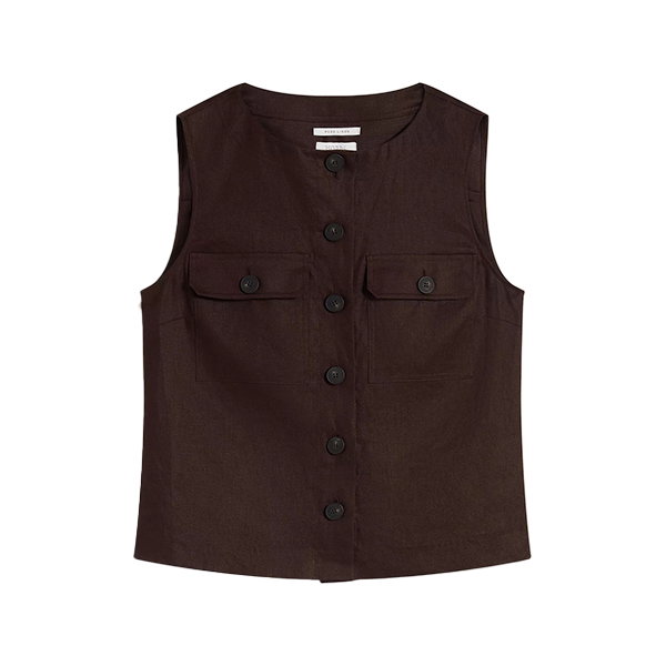 Hobbs Lulu Pure Linen Sleeveless Top, £89