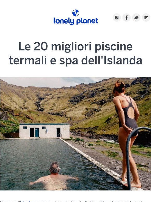 Terme d'Islanda, scoperte d'Irlanda, draghi e onde