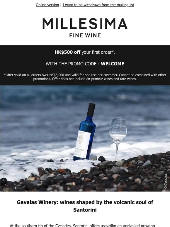 New arrivals from Gavalas Winery: three centuries of viticulture at the heart of Santorini