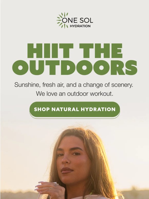 Ready to train outdoors?  🏃‍♀️