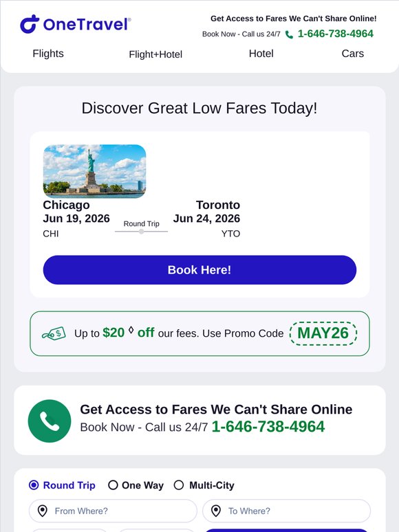 ✈️ Chicago - Toronto Flight Deals You'll Love