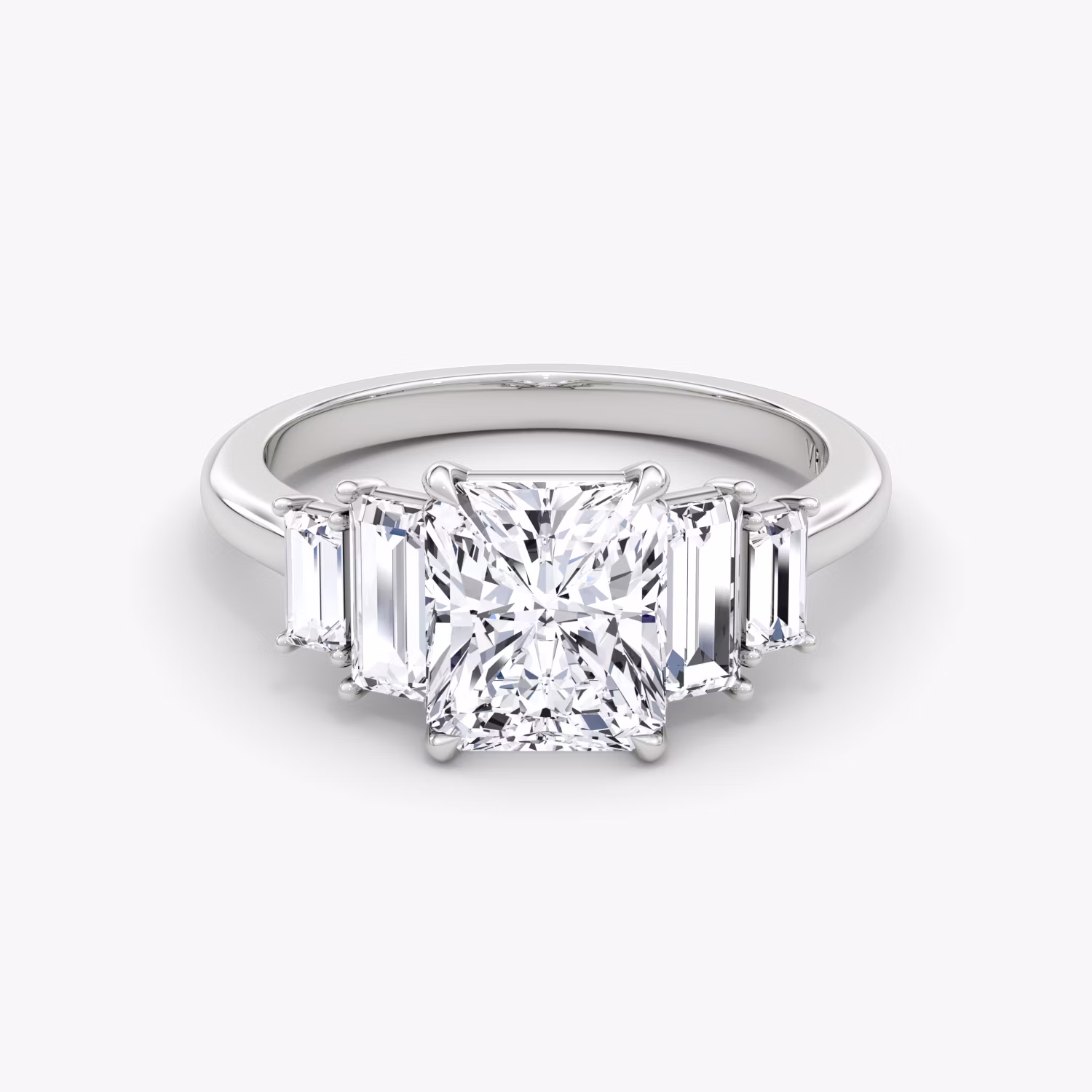 Five Stone Heirloom WG Radiant Shape