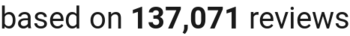 number of reviews
