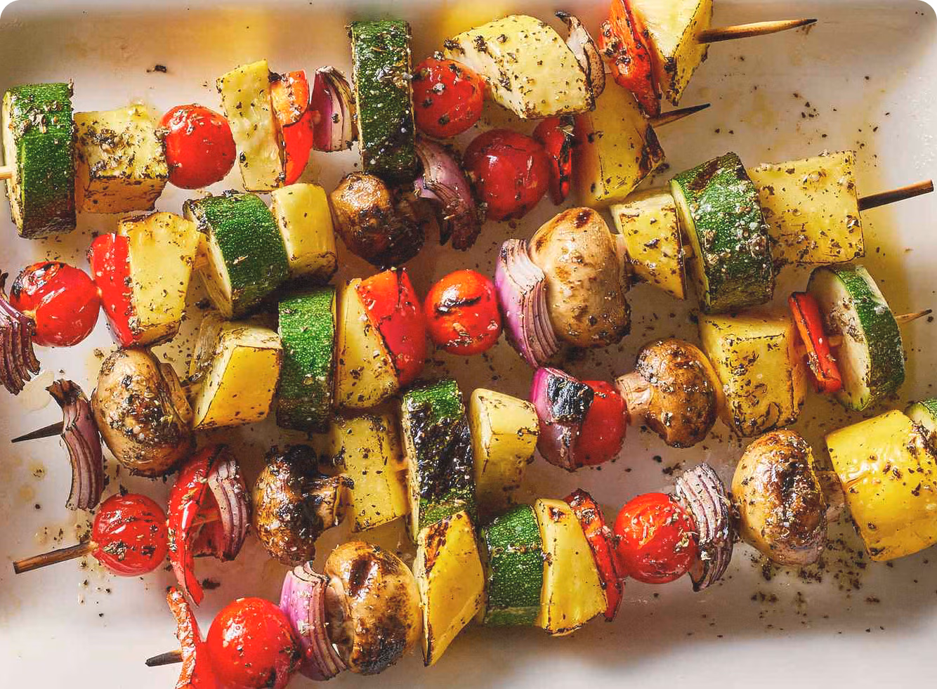 May Foodie Corner: Marinated Grilled Vegetable Kebabs