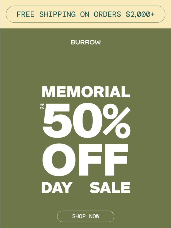 Last day of the Memorial Day Sale