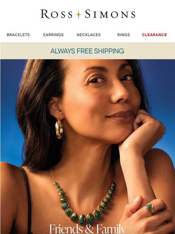 Friends & Family: 15% off your entire order