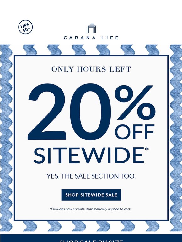 ⏰ 20% Off Sitewide Ends Soon ⏰