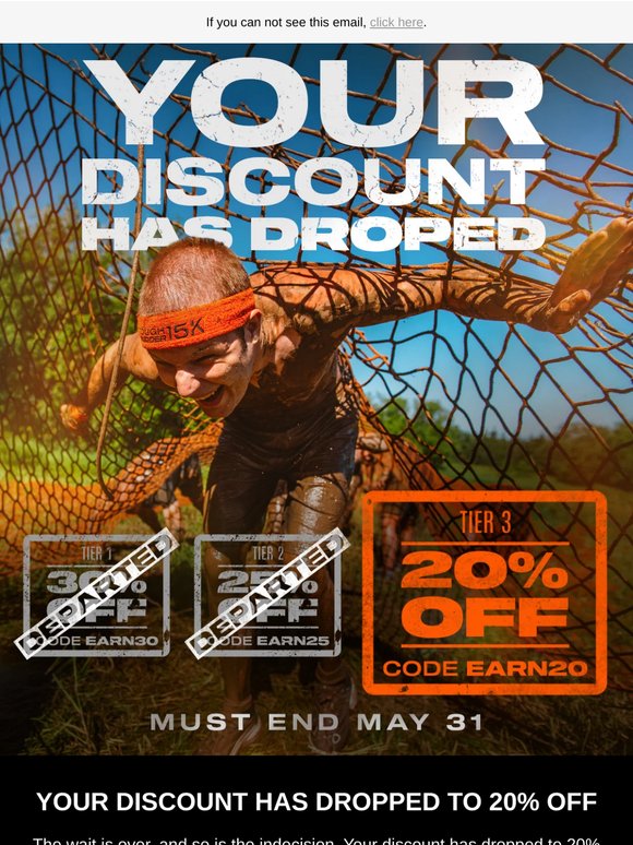 Alert: Your Discount Has Dropped