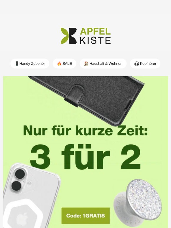 🔥 3 shoppen, nur 2 bezahlen