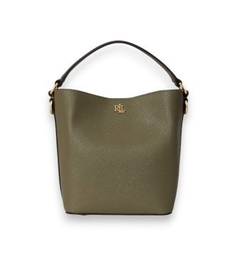 Bolso saco Reese pequeño de piel cruzada verde