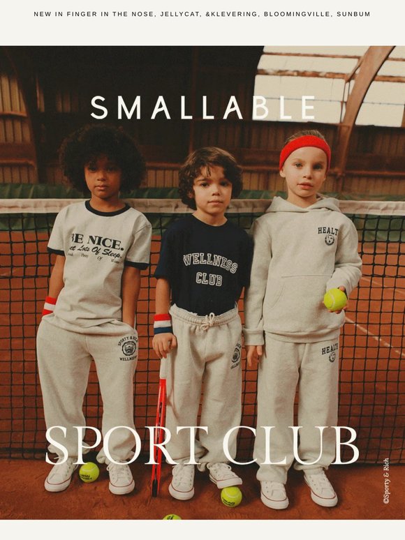 Sport Club featuring Sporty & Rich, Lacoste, and Mini Rodini