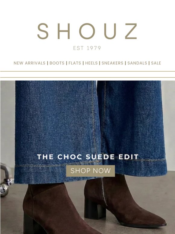 Chic Chocolate Suede is the colour of the moment