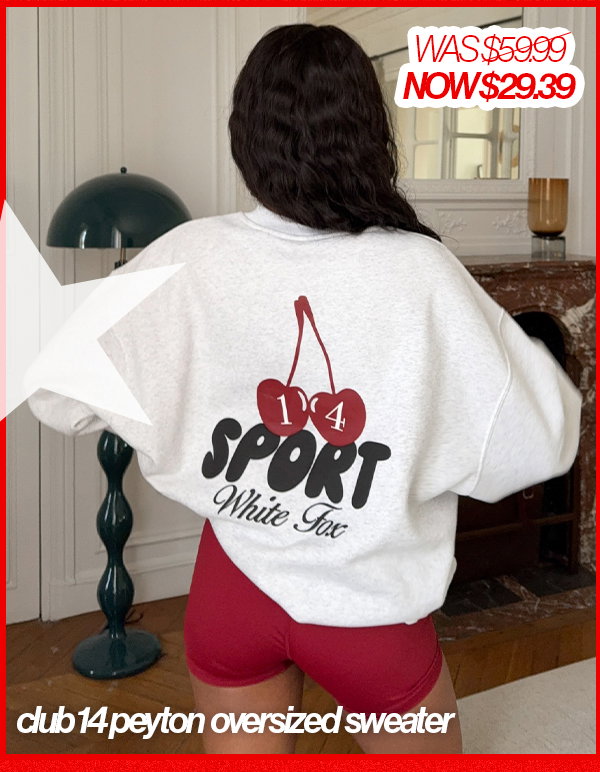 CLUB 14 PEYTON OVERSIZED SWEATER