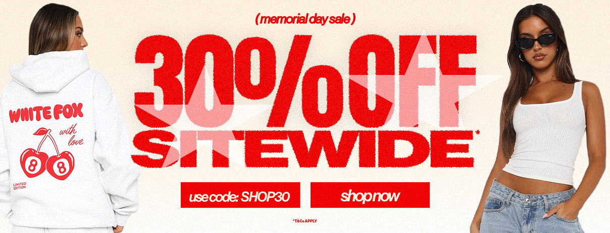 30% OFF SITEWIDE*