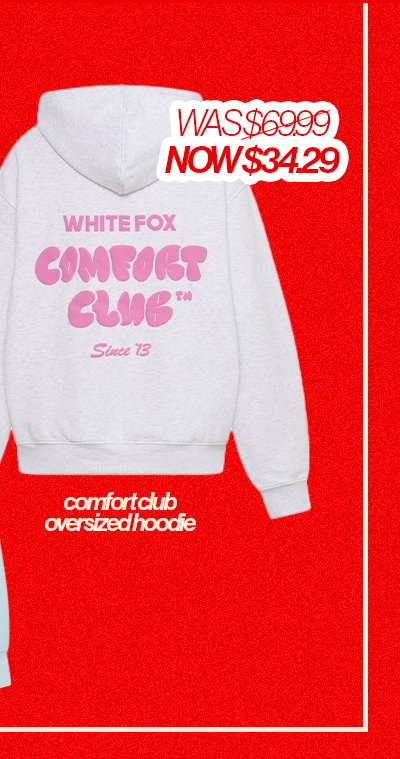 COMFORT CLUB OVERSIZED HOODIE