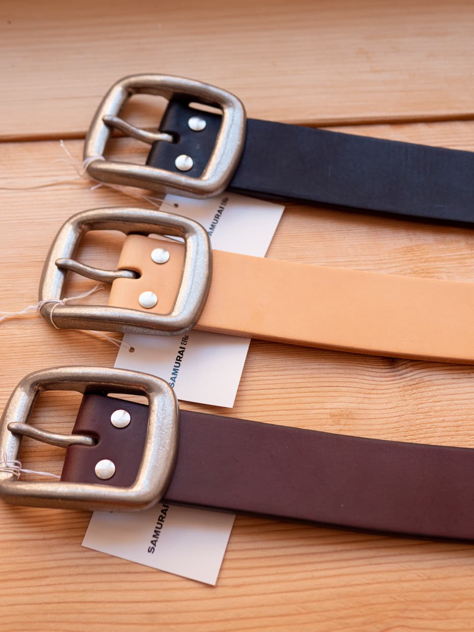 Samurai leather belts