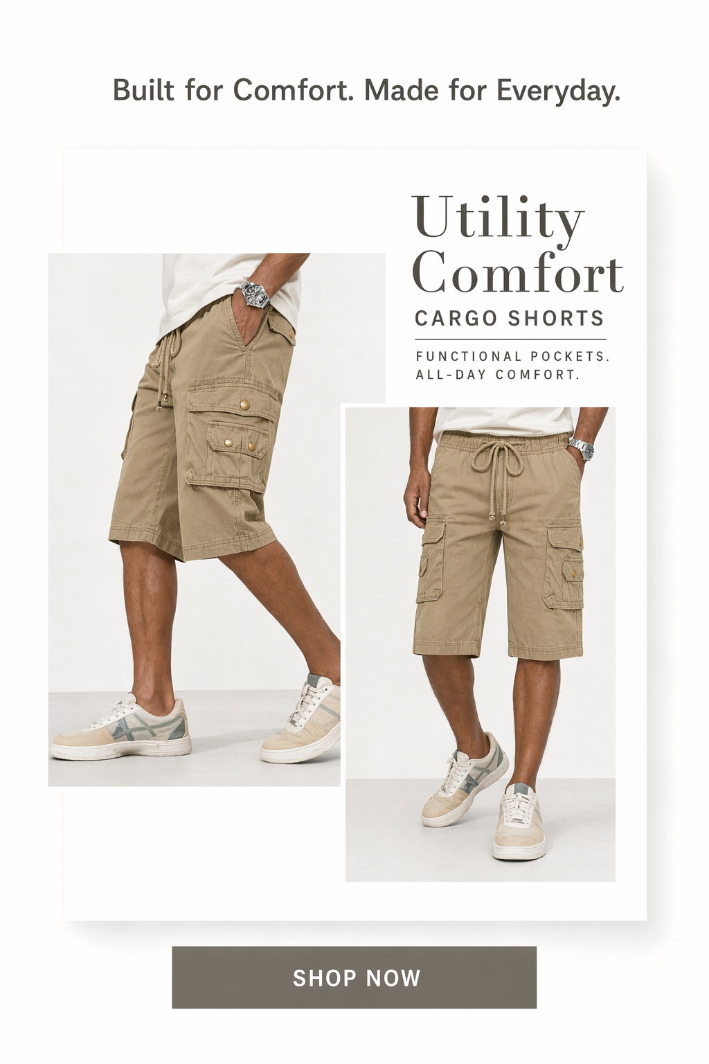 utility-multi-pocket-100-cotton-cargo-shorts