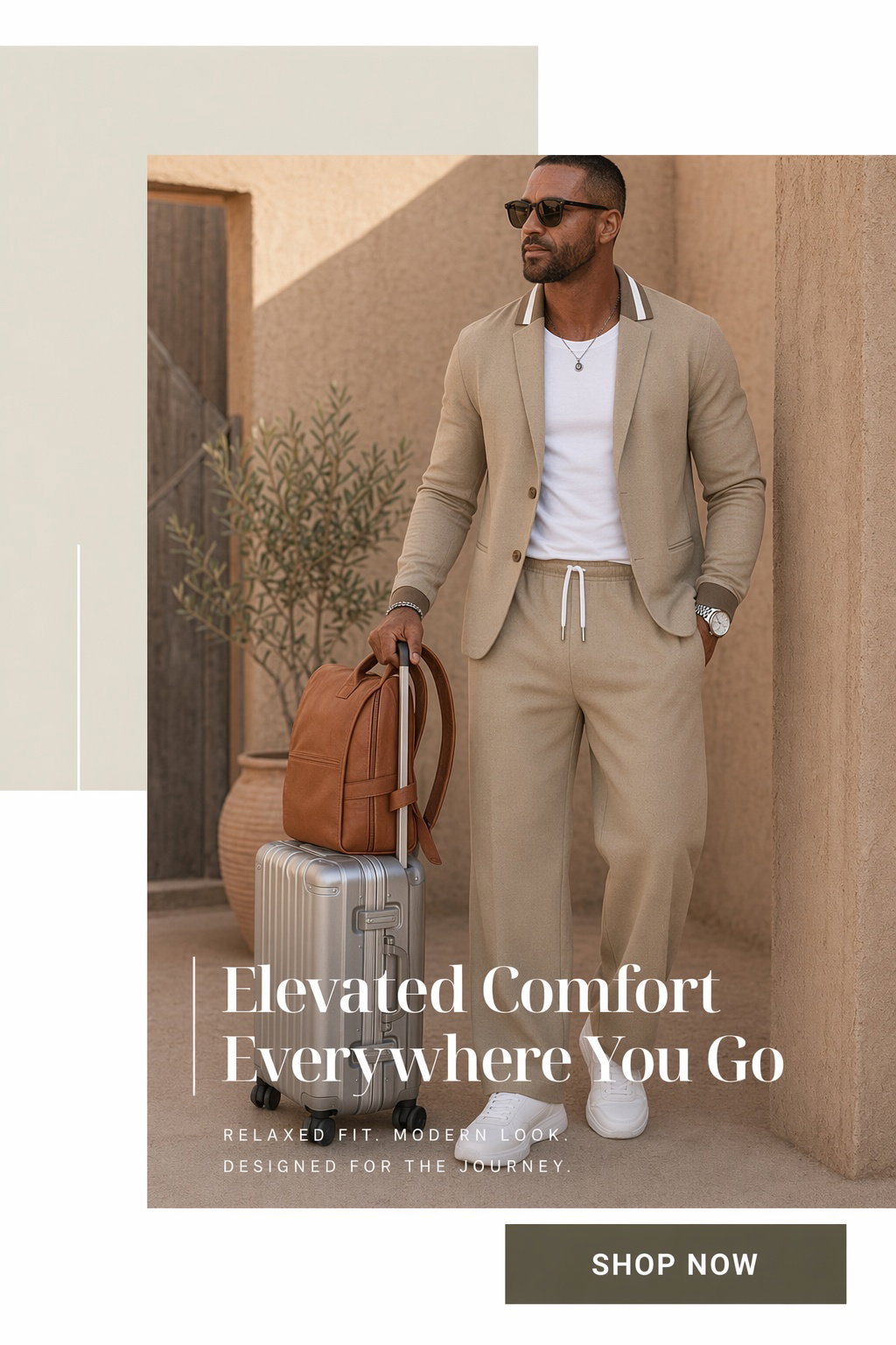 casual-contrast-collar-blazer-pants-set