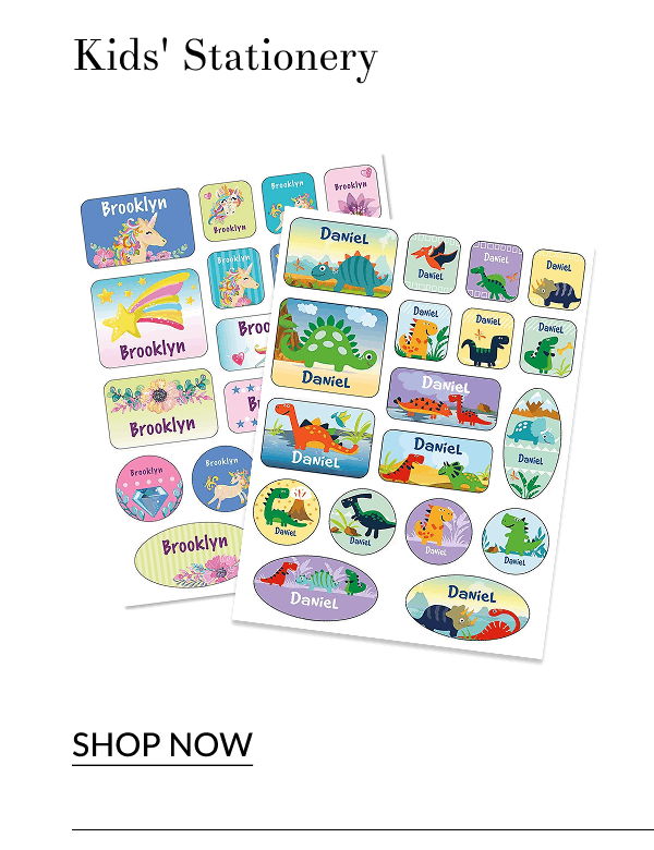 Kids' Stationery [Click here to Shop Now]