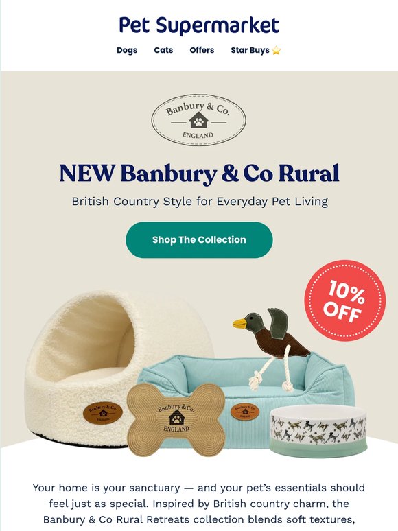 When British country style meets pet care