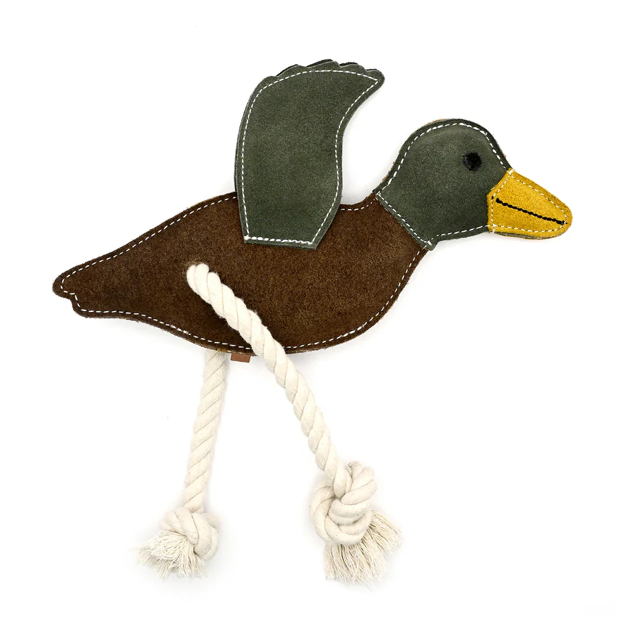 Image of Suede Duck Dog Toy