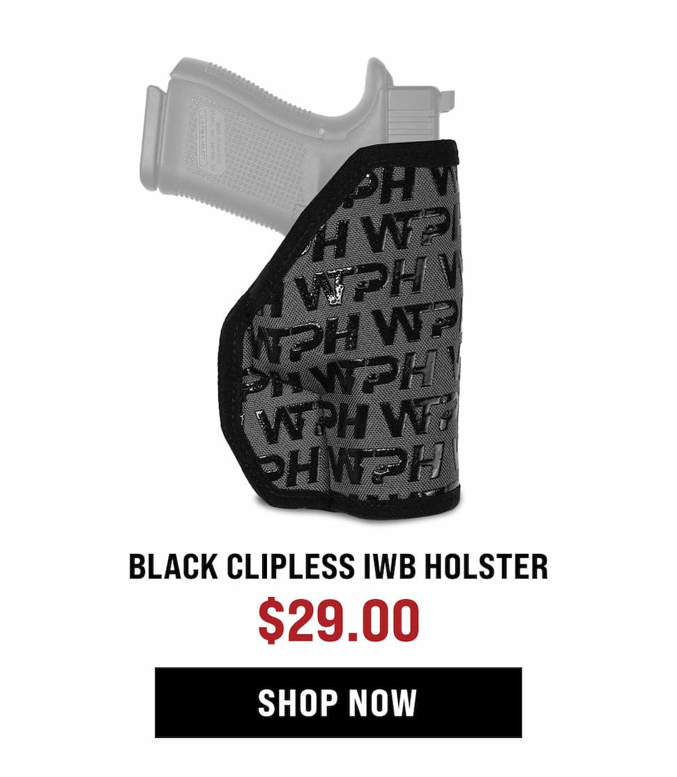 Ultralight Black Clipless IWB Holster
