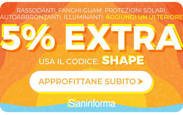 Codice SHAPE: -5% Extra sui prodotti selezionati