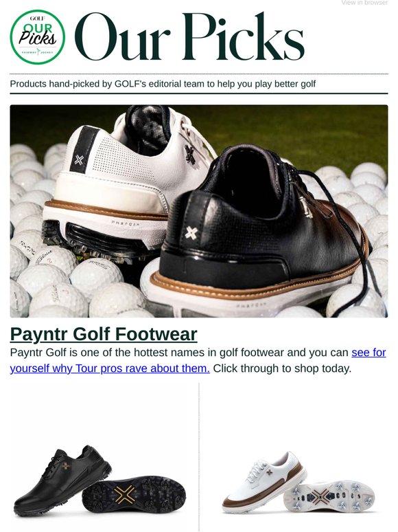 Payntr golf shoes are our favorites