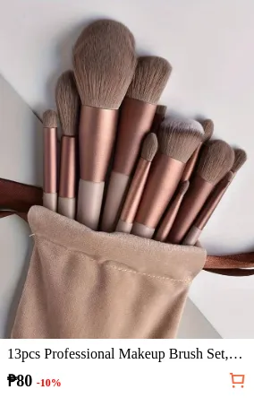 13pcs Professional Makeup Brush...