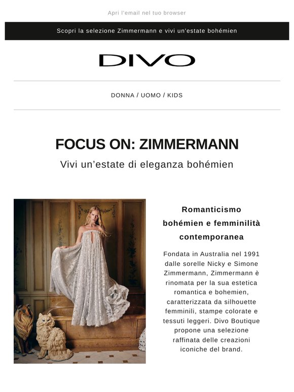 Vivi un’estate bohémien con Zimmermann ◾