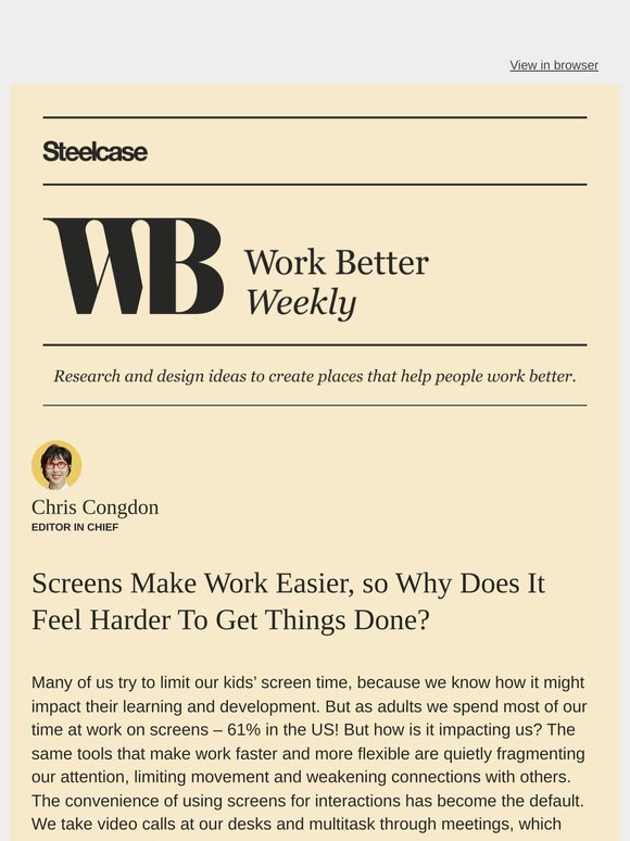 Why Work Feels Harder in a Screen-First World