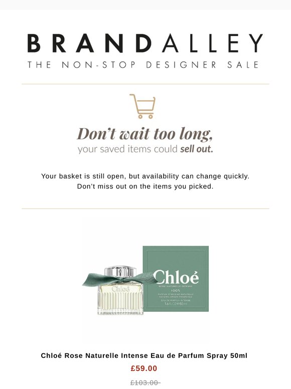 Items in your basket are selling fast