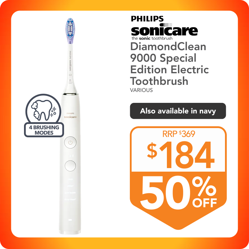 Sonicare DiamondClean 9000 Special Edition Electric Toothbrush - White