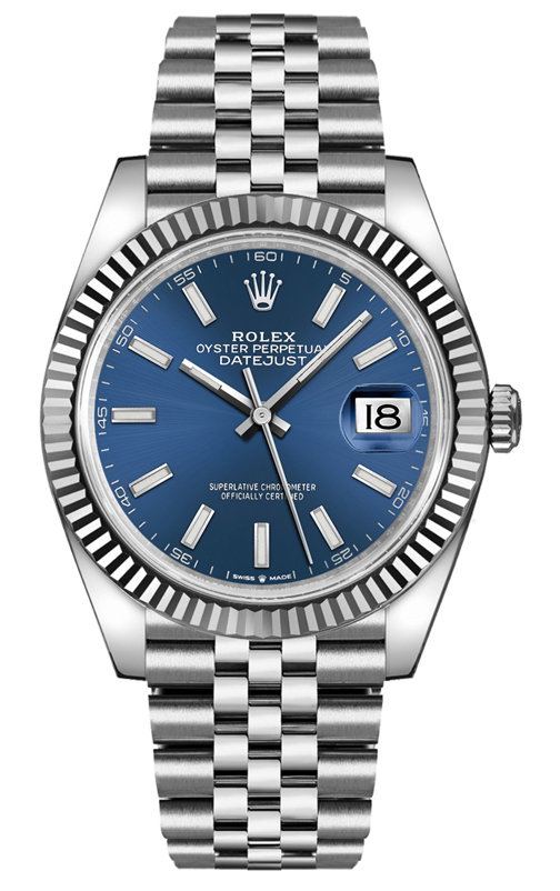 Datejust 41 Blue Dial Men's Watch 126334-0002